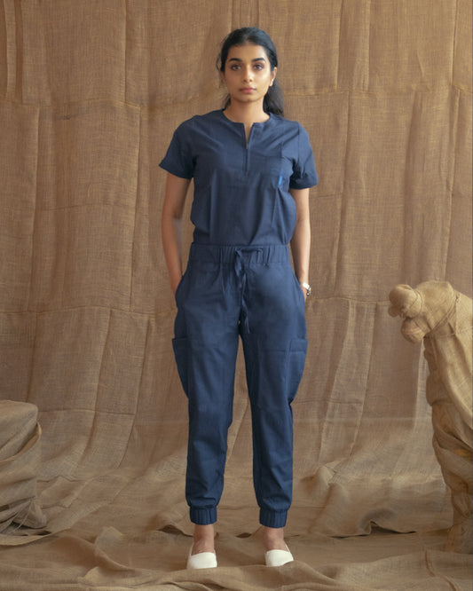 Agaon Scrub Set - Navy Blue
