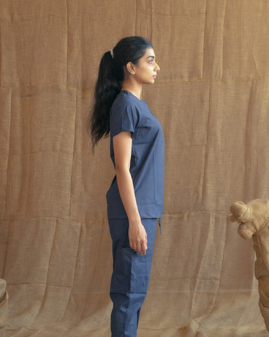 Agaon Scrub Set - Navy Blue