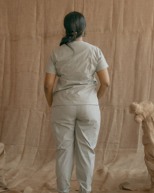 Agaon Scrub Set - Slate Grey