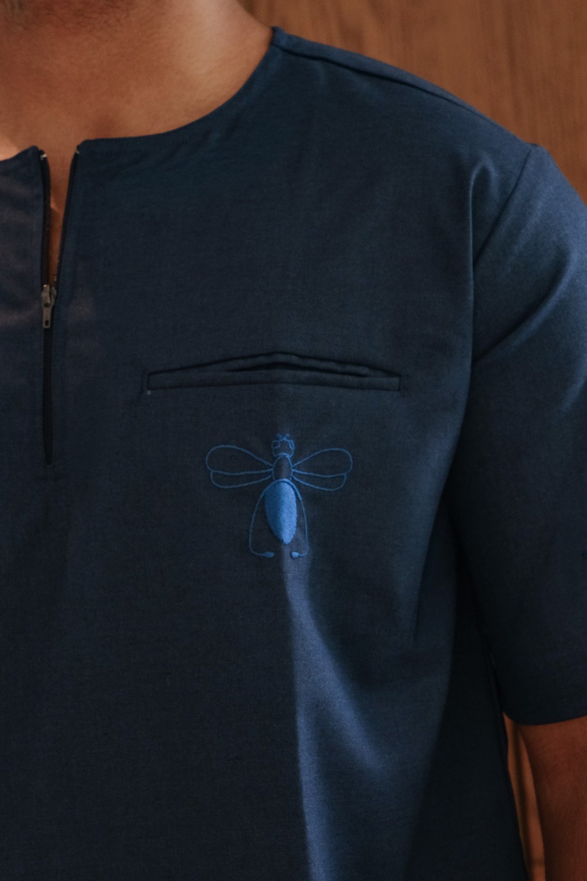 Men's Agaon scrub set in Navy Blue